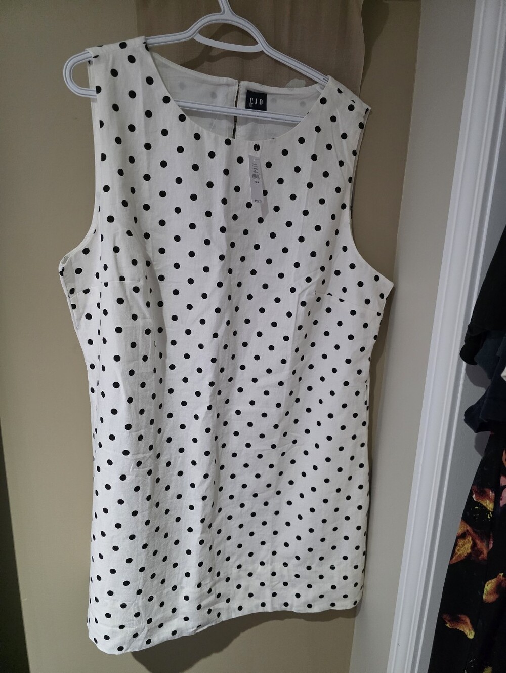 The Gap XL Polkadot Linen Dress. Nwt.